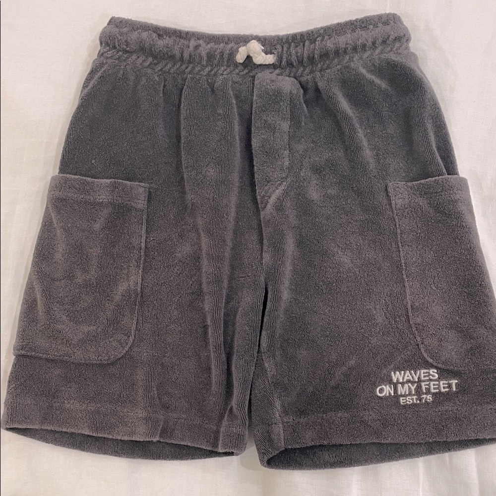Zara Boys’ Gray Terry Cloth Shorts